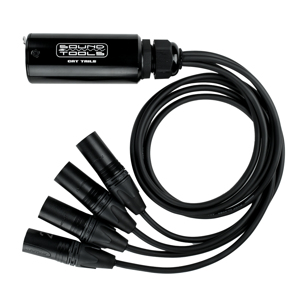 CAT Tails FMX. Two female, two male XLRs.