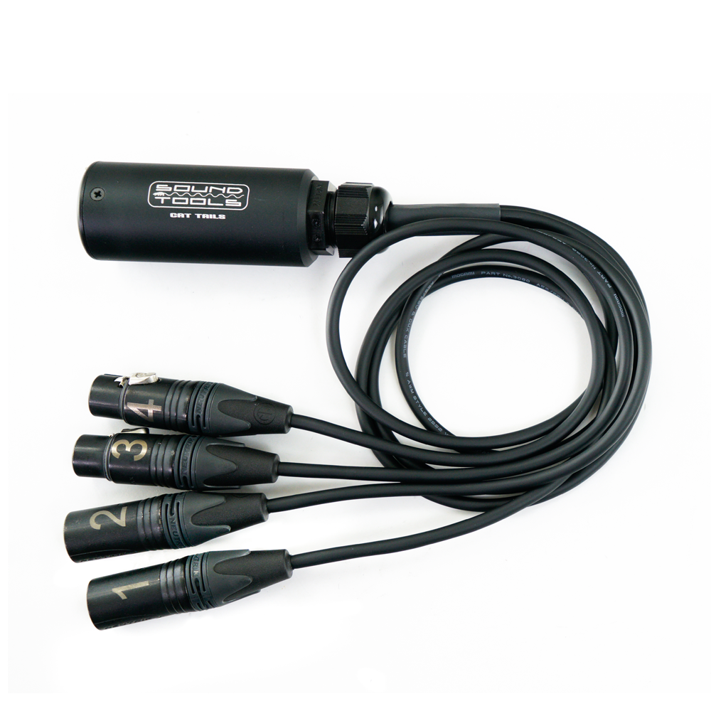 CAT Tails MFX. Two male, two female XLRs